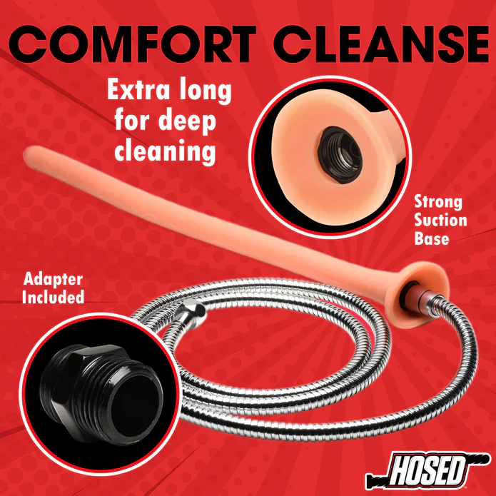 Hosed 19" Slim Silicone Enema Hose - Image 4