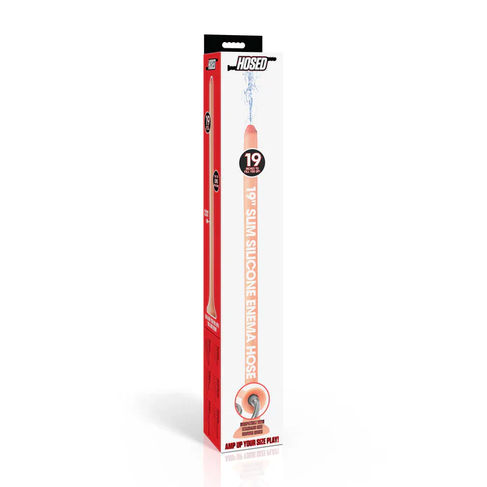 Hosed 19" Slim Silicone Enema Hose - Image 7