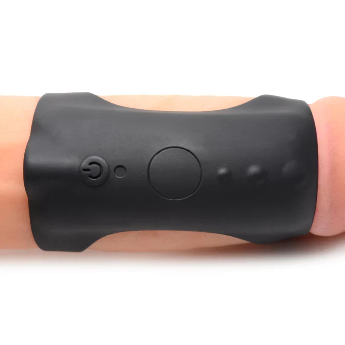 28X G-Shaft Silicone Cock Ring W- Remote - Image 4