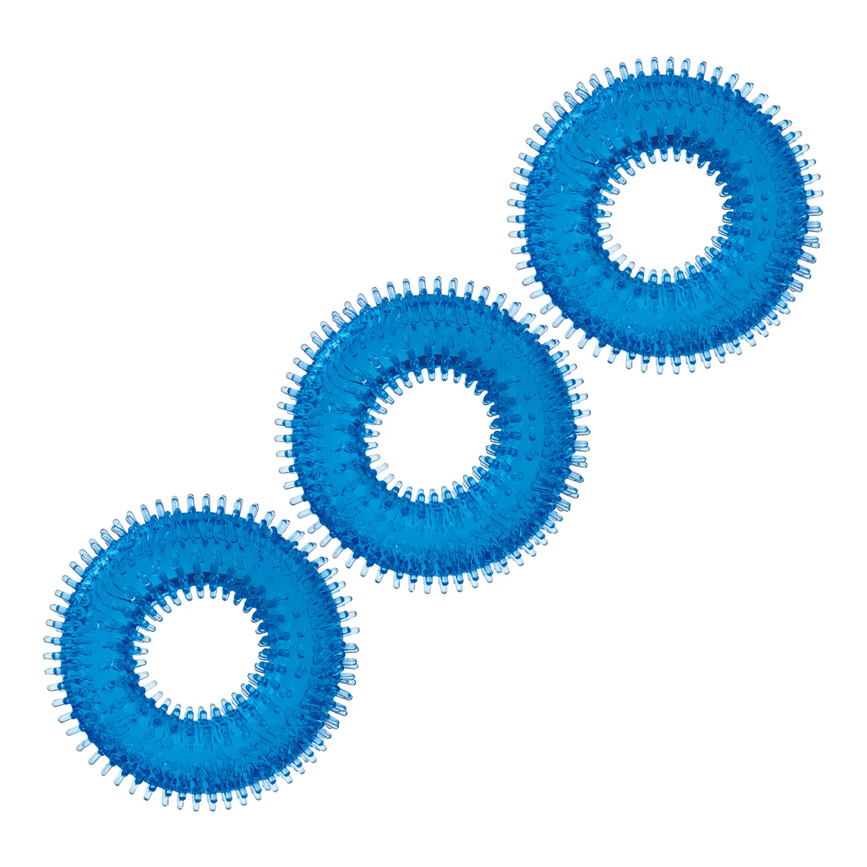 3-Pack Ultra-Stim Stretch Cock Rings by Blue Line - Image 3