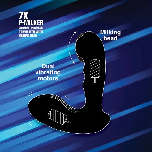 ALPHA PRO 7X P-MILKER Silicone Prostate Stimulator with Milking Bead - Image 5