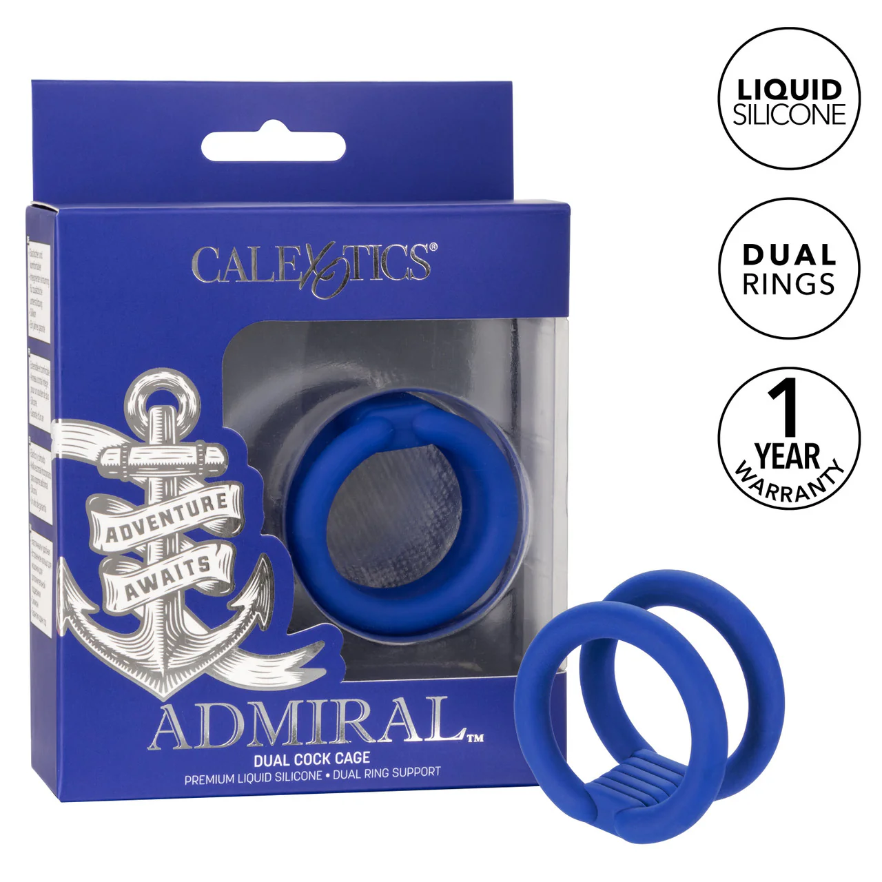 Admiral Dual Silicone Cock Cage - Image 6