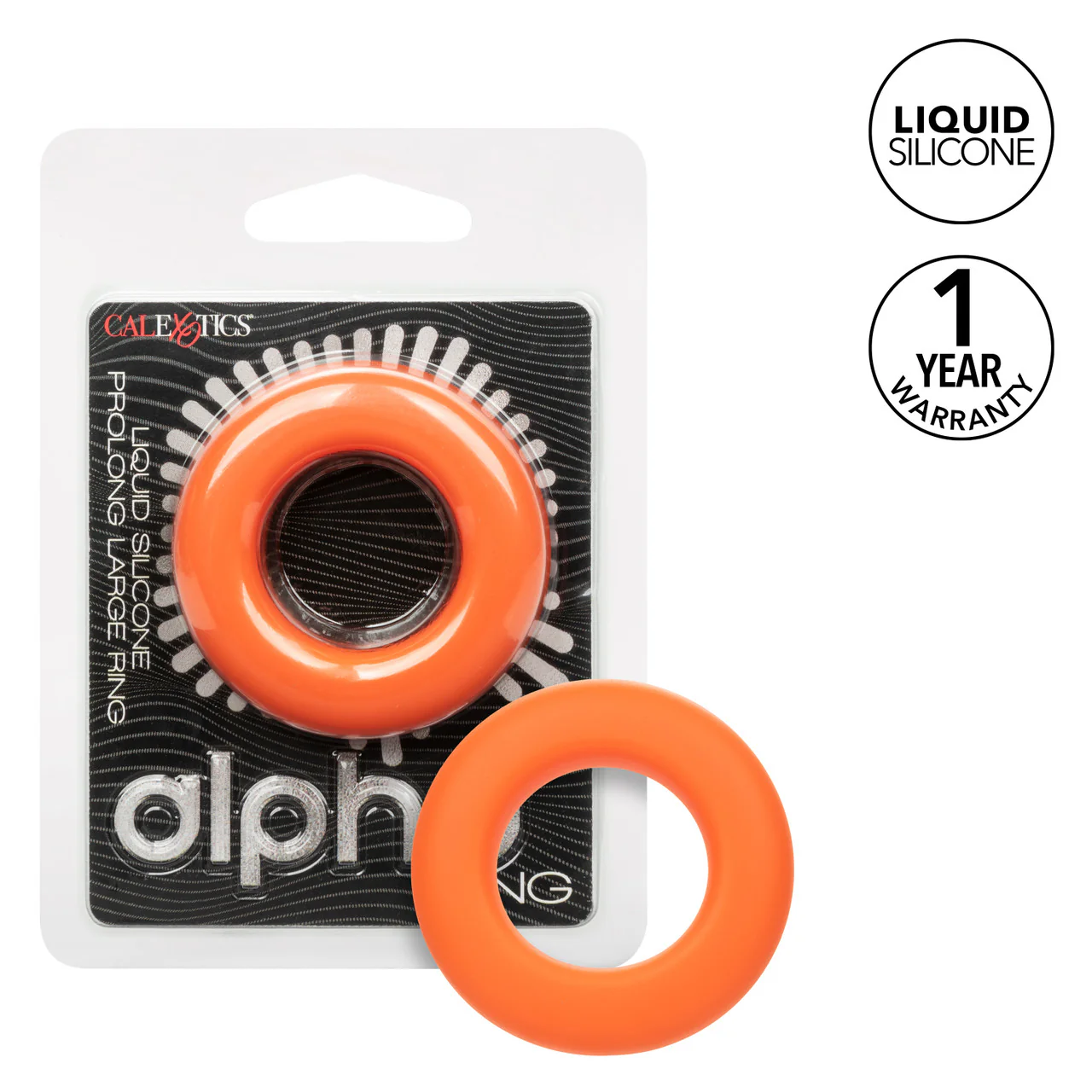 Alpha Liquid Silicone Prolong Large Ring - Image 6