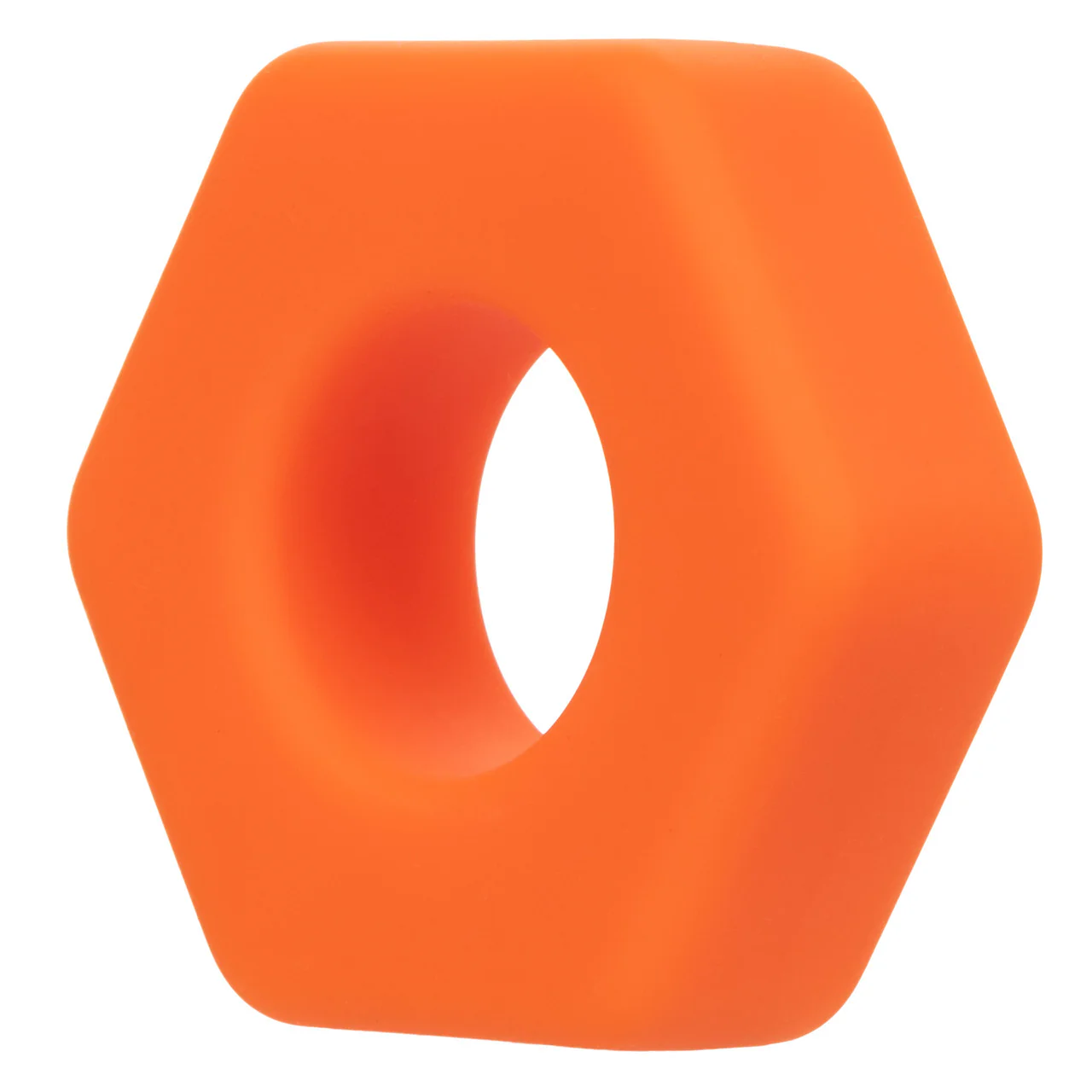 Alpha Liquid Silicone Prolong Sexagon Cock Ring - Image 9
