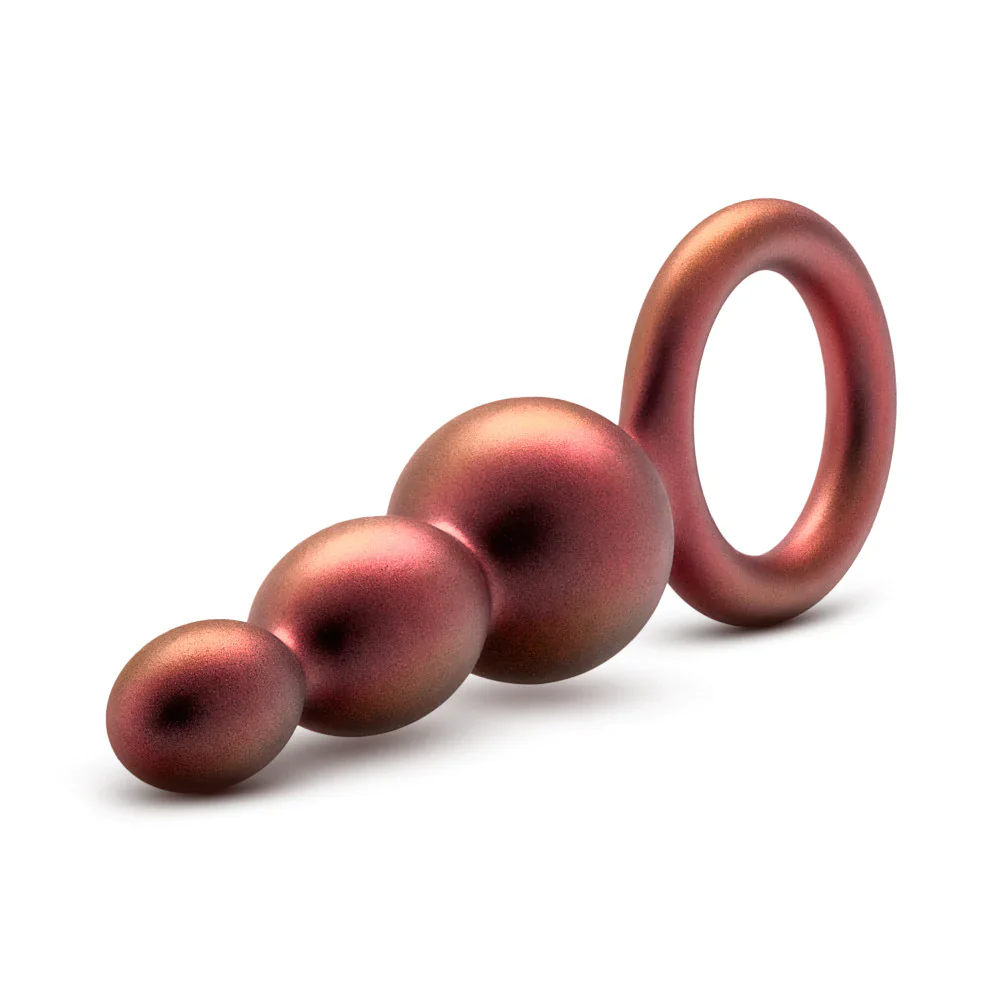 Anal Adventures Matrix Beaded Loop Plug - Copper - Image 2