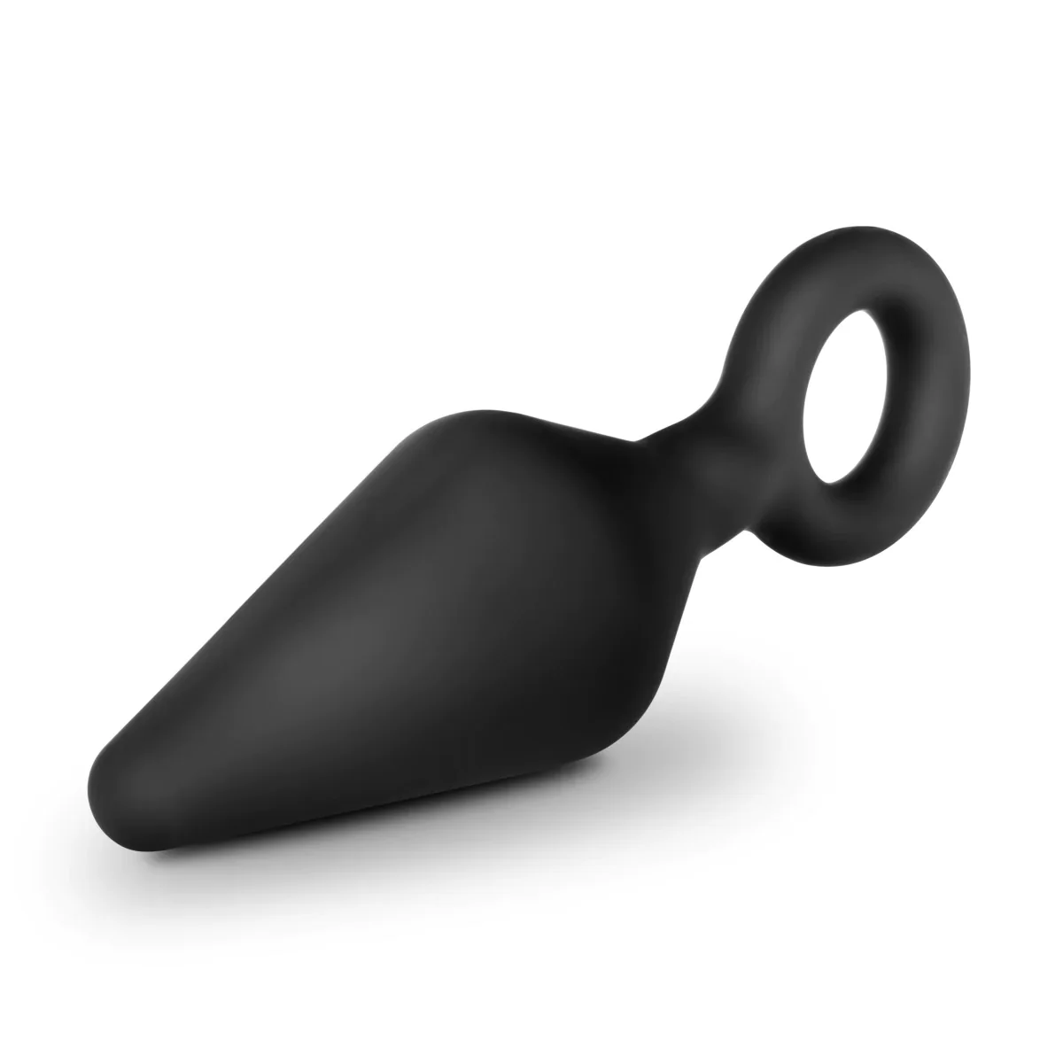 Anal Adventures Platinum Loop Black 4.5-Inch Anal Plug - Image 6