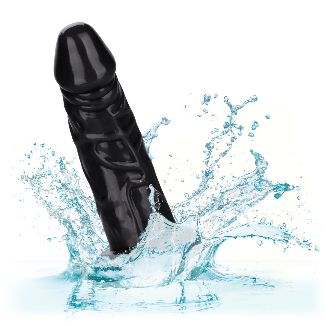 Anal Toys Back End Chubby Suction Cup Base Dildo - Black - Image 8