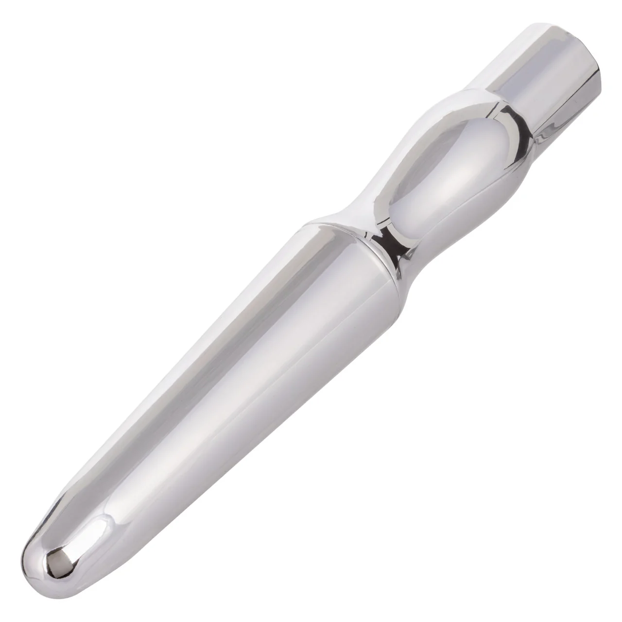 Anal Toys Rechargeable Silicone Anal Probe - Silver - Image 11
