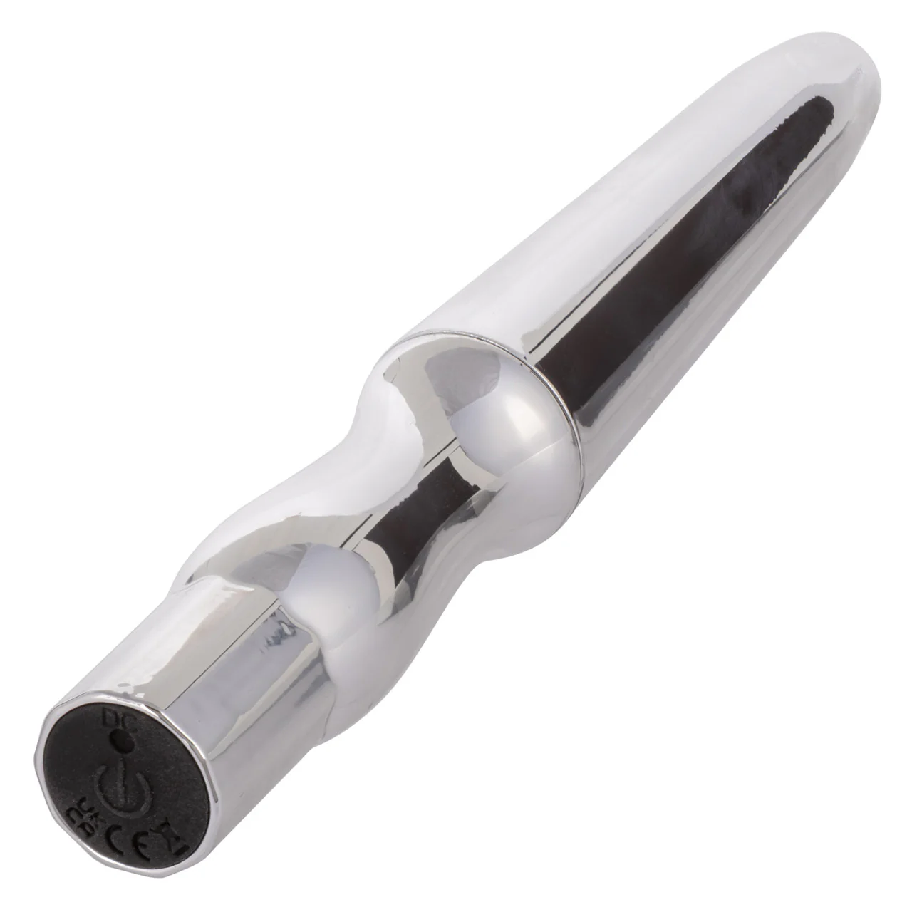 Anal Toys Rechargeable Silicone Anal Probe - Silver - Image 12
