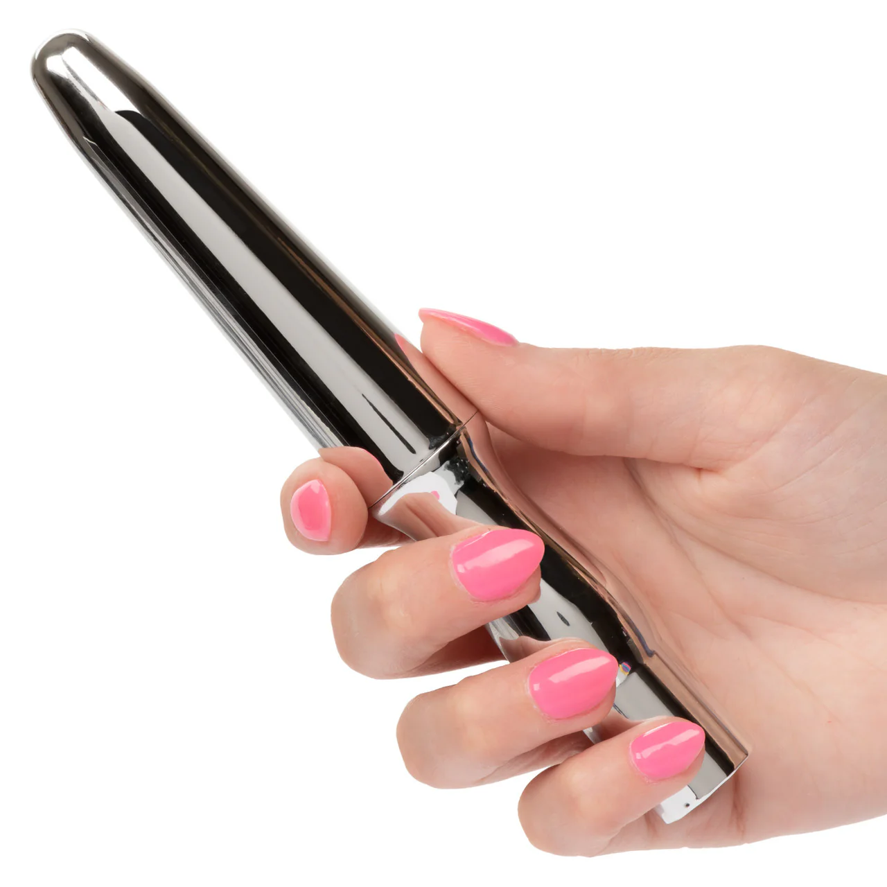 Anal Toys Rechargeable Silicone Anal Probe - Silver - Image 9