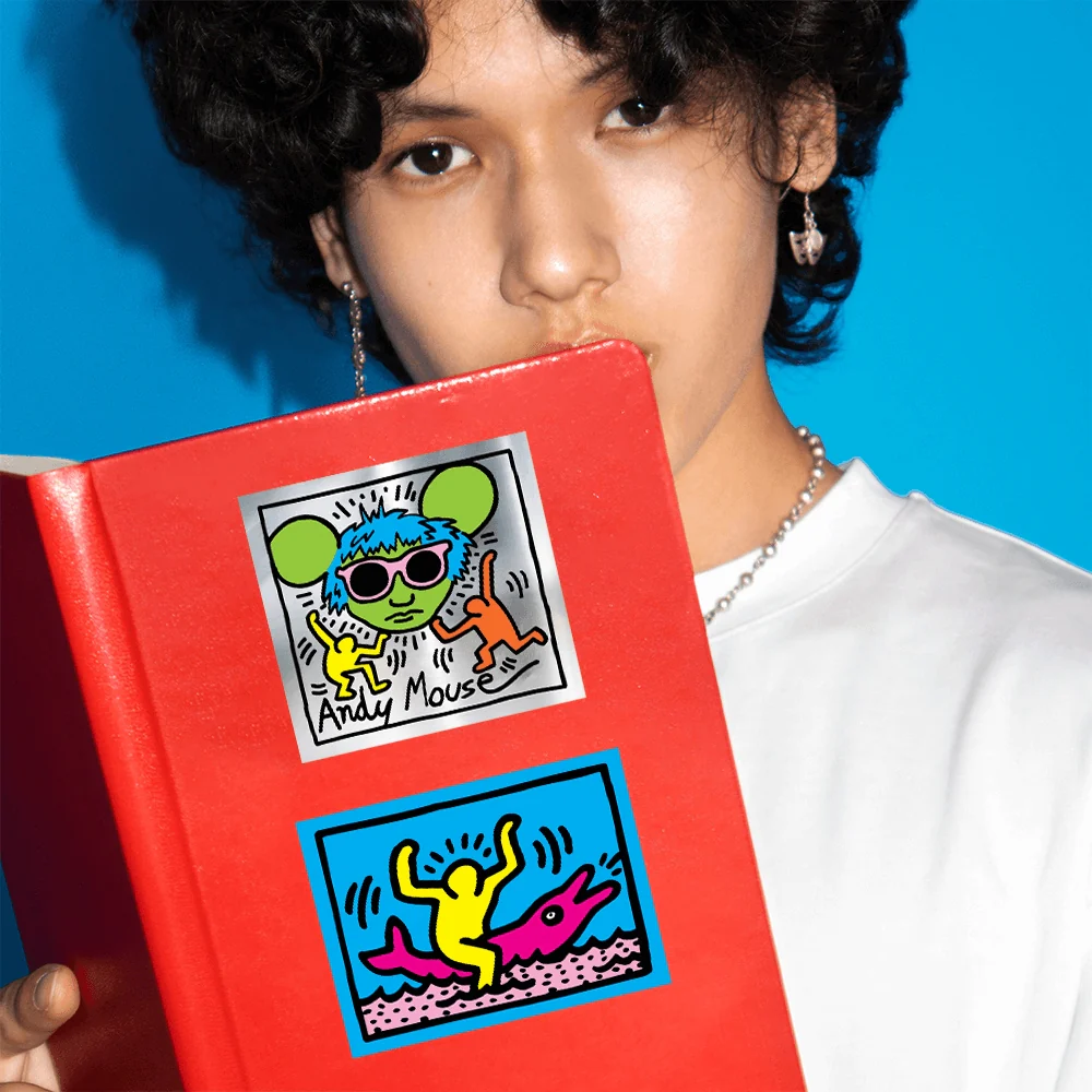 Andy Mouse By Keith Haring - Die-Cut Sticker - Image 2