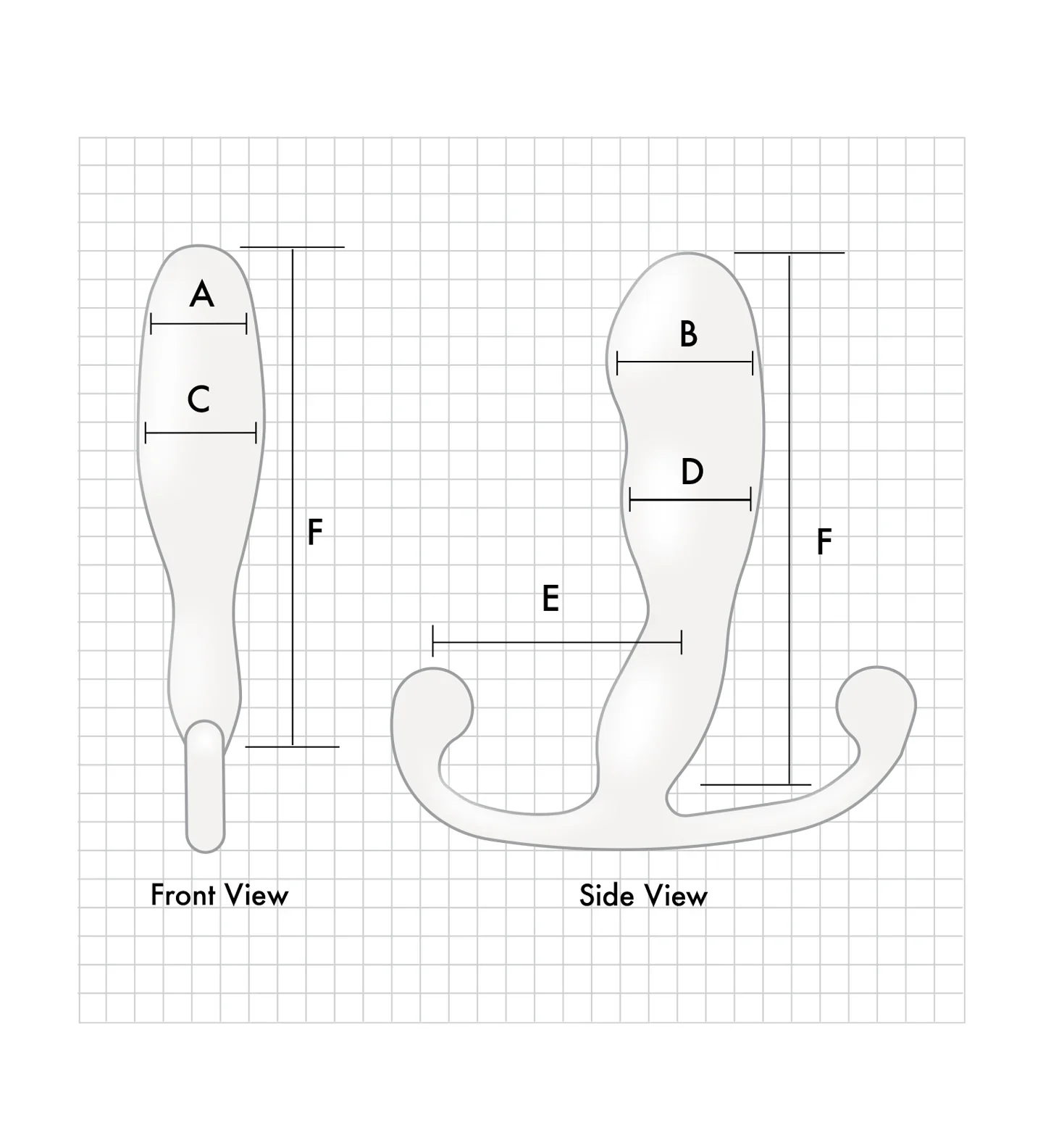 Aneros Trident Series Helix Male G Spot Stimulator White - Image 2