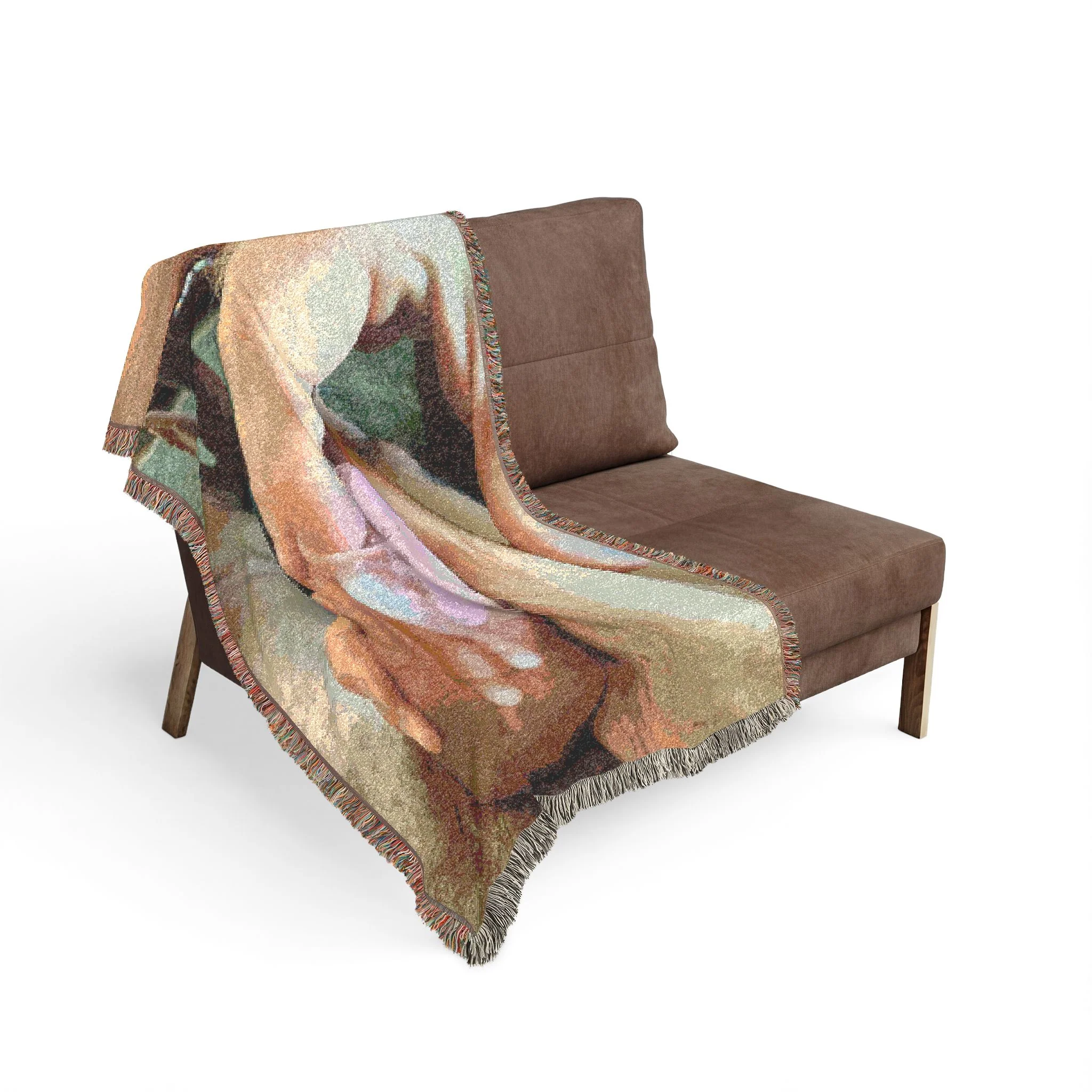ANONYMOUS #2 Woven Blanket bY CULTUREEDIT - Image 4