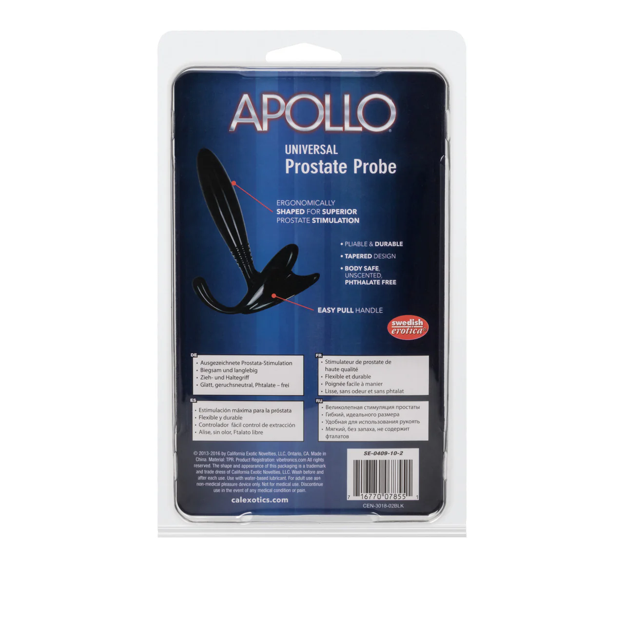 Apollo Universal Prostate Butt Plug - Black - Image 4