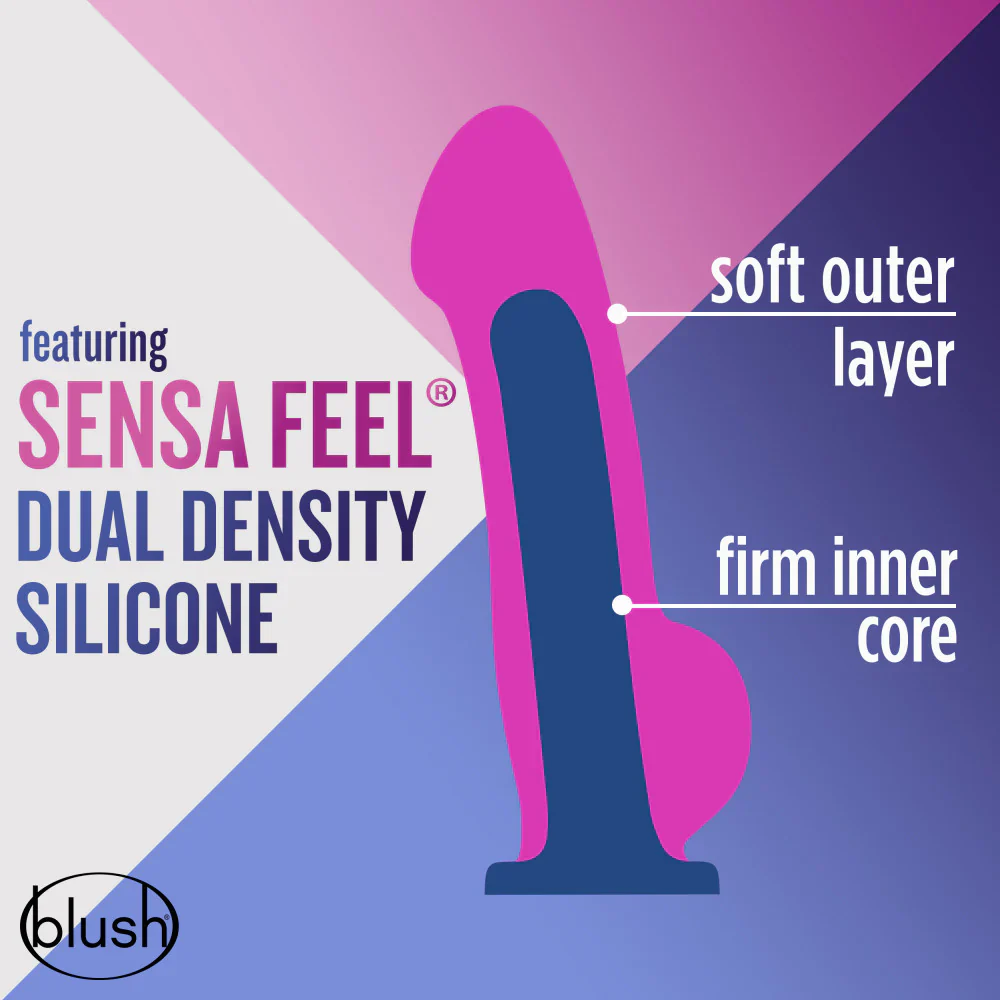 Avant Ergo Mini Violet D9 Artisan 7 Inch Thin Dildo with Suction Cup Base - Image 4