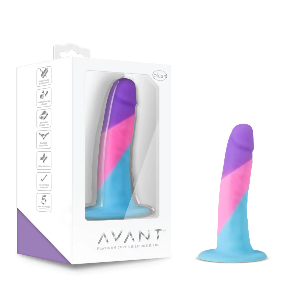 Avant D15 Vision Of Love Silicone Dildo 5.5in - Image 2