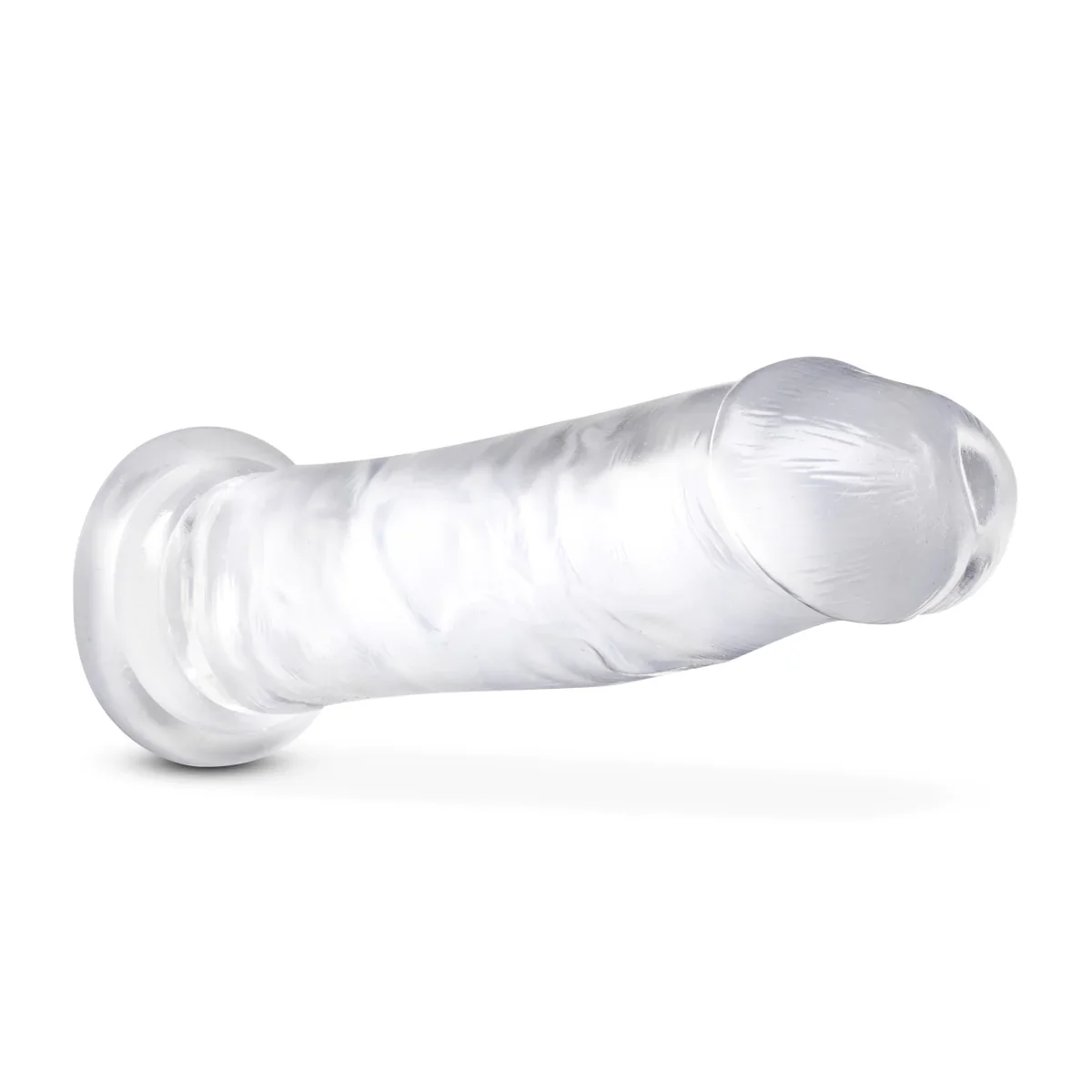 B Yours Plus Thrill N’ Drill Realistic Clear 9.5-Inch Long Dildo - Image 5