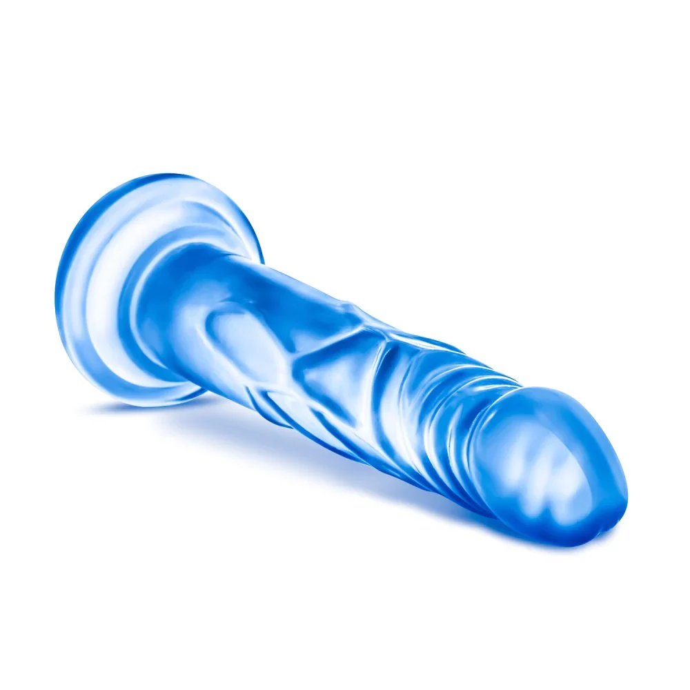 B Yours Sweet N' Hard 5 Realistic Blue 7.5-Inch Long Dildo - Image 4