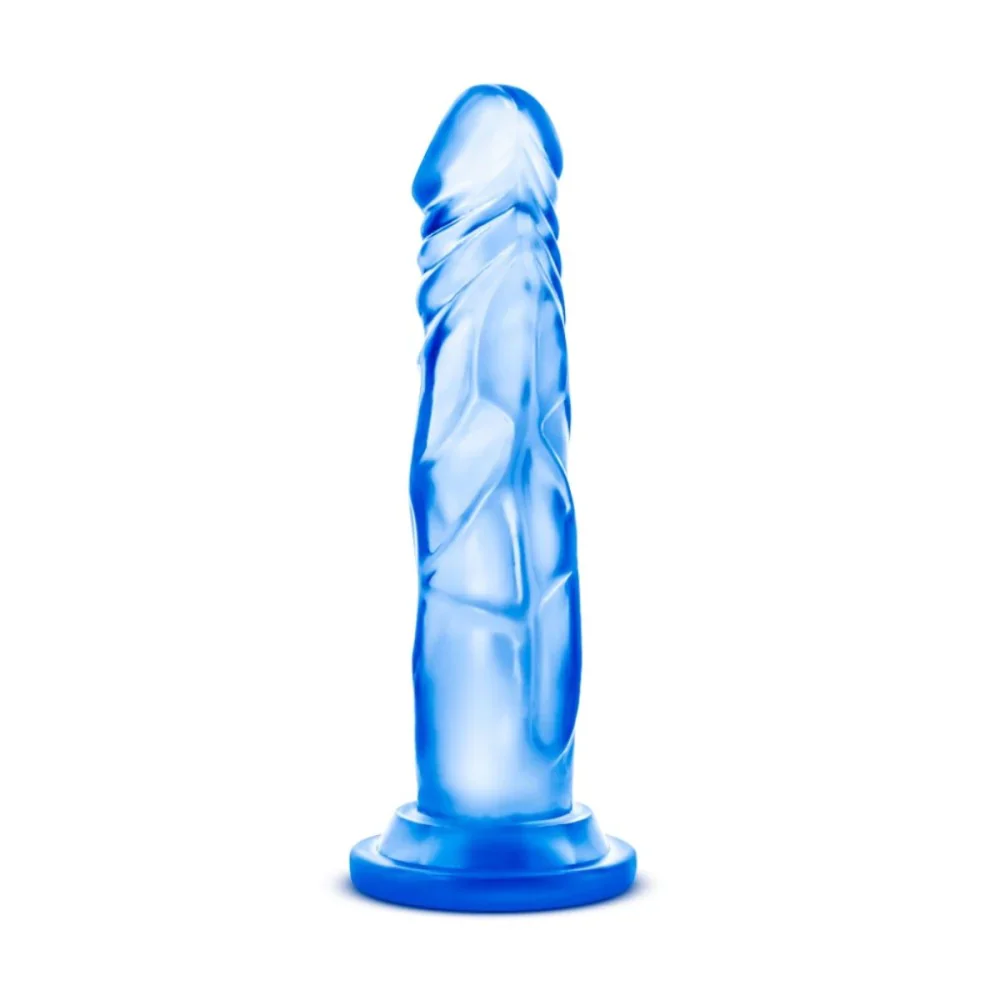 B Yours Sweet N' Hard 5 Realistic Blue 7.5-Inch Long Dildo - Image 5