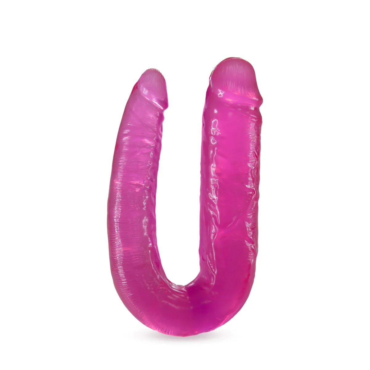 B Yours U-Shaped Double Sided Pink 18-Inch Long Double Dildo - Image 3