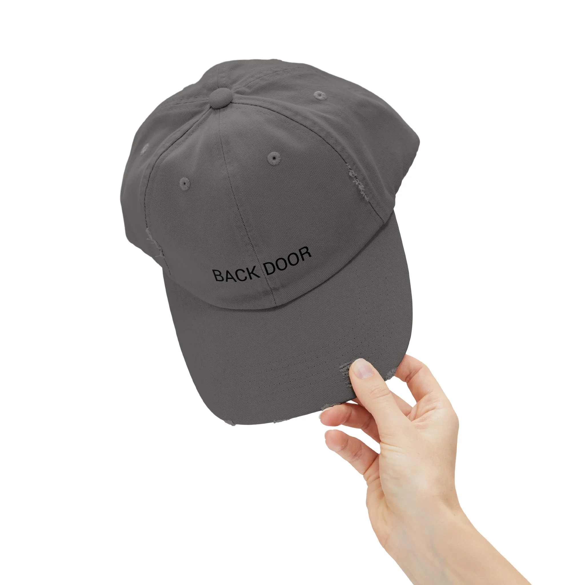 BACK DOOR Distressed Cap in 6 colors - Image 27