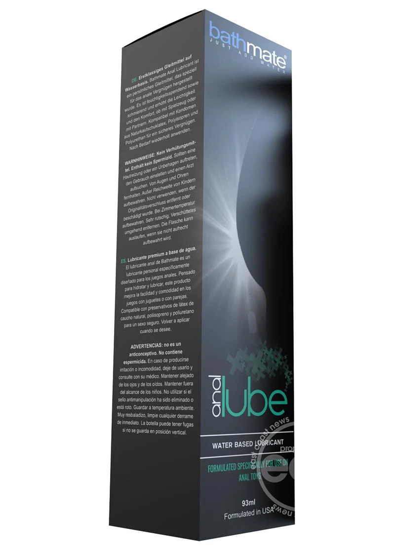 Bathmate Anal Water Based Lubricant - 93ml - Image 2