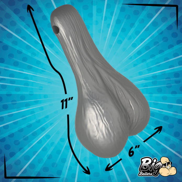 Big Ballers Cyber Nuts Large - Silver - Image 5
