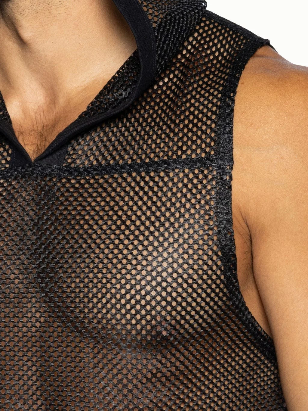 BIKE Hooded Sleeveless Practice Jersey - Black - Image 4