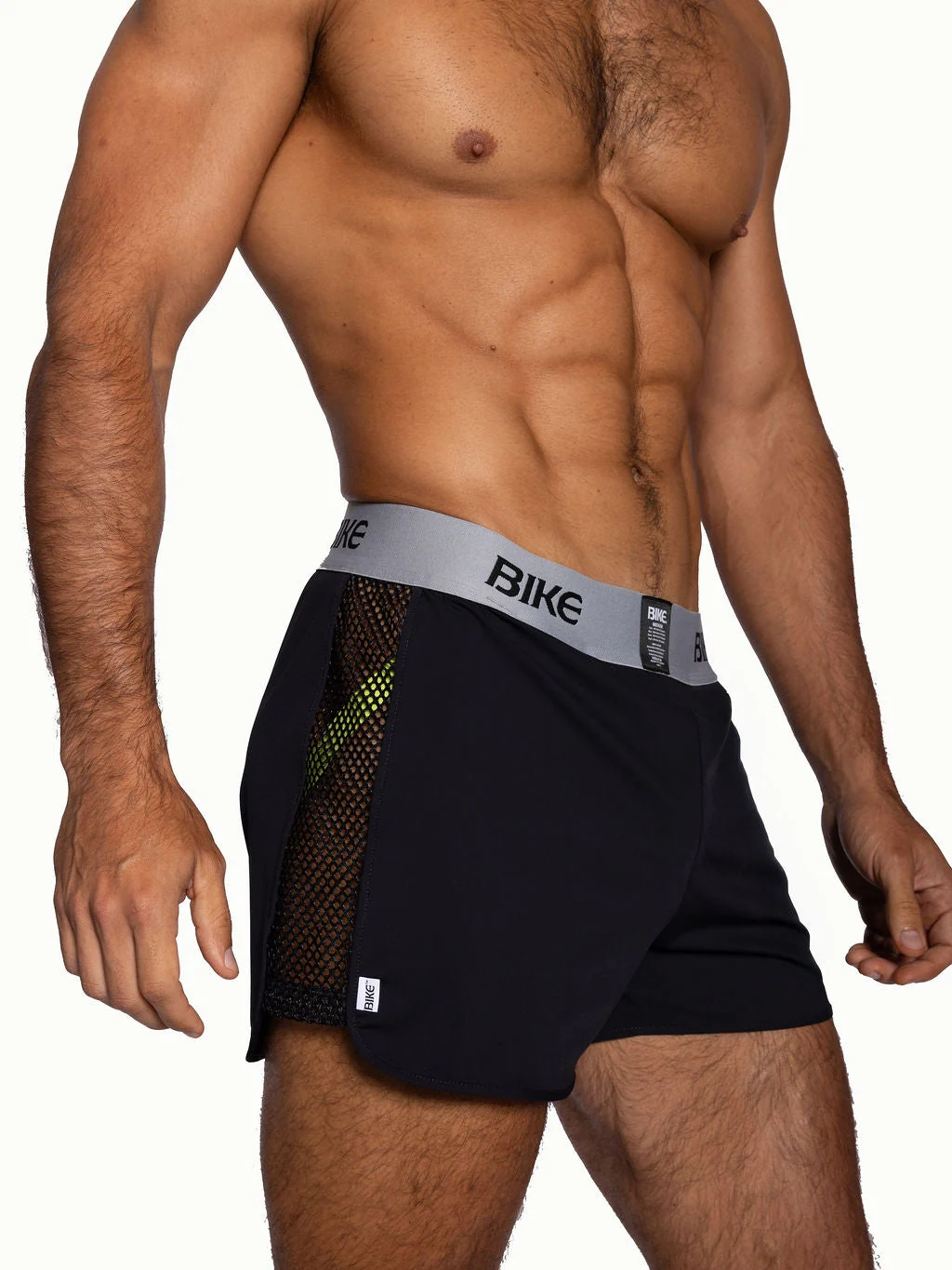 BIKE Peek-A-Boo Jock Short - Black - Image 4