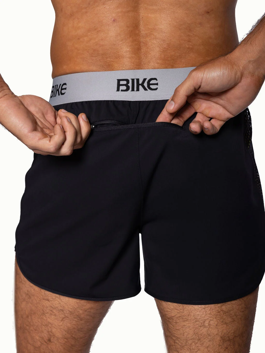 BIKE Peek-A-Boo Jock Short - Black - Image 7