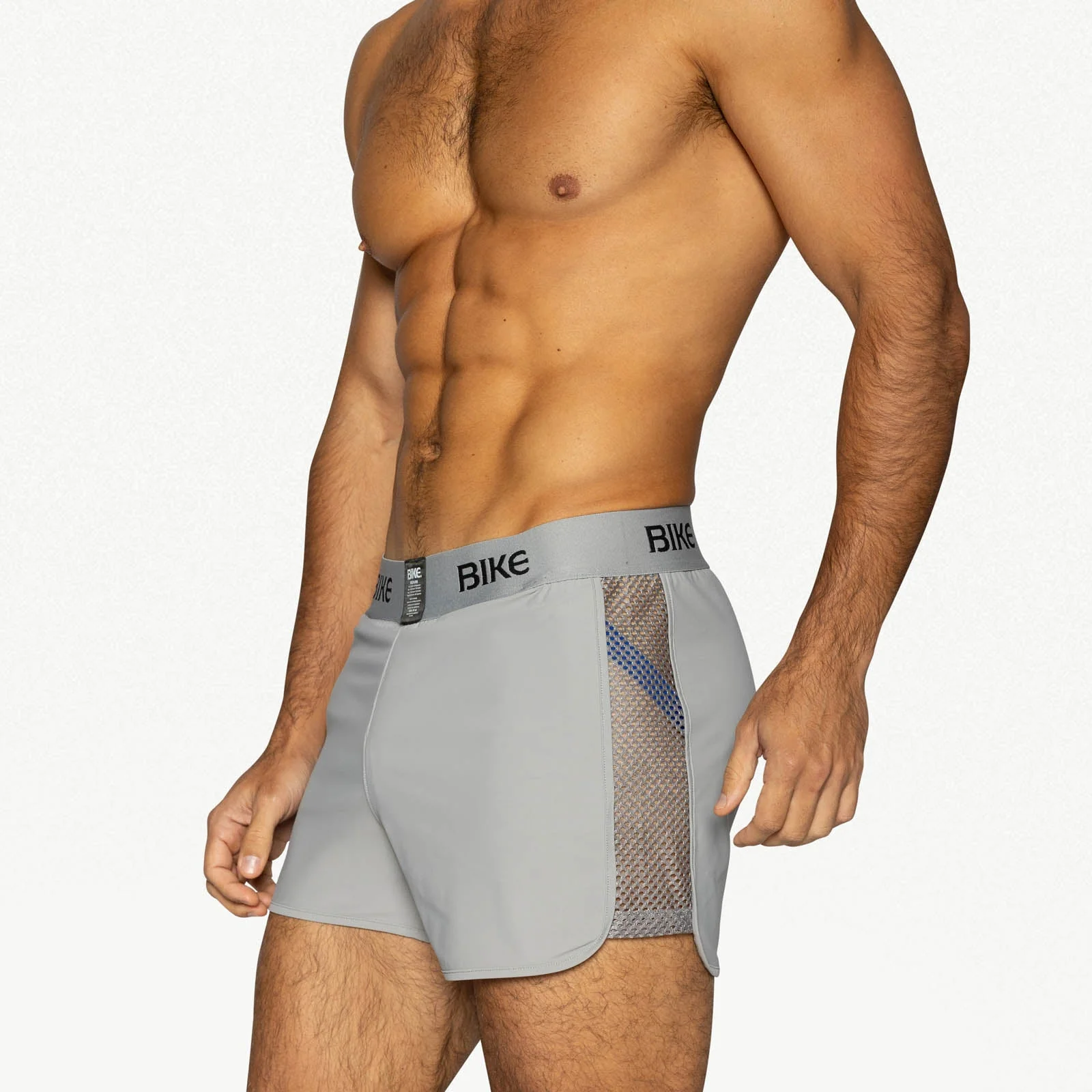BIKE Peek-A-Boo Jock Short - Gray - Image 3