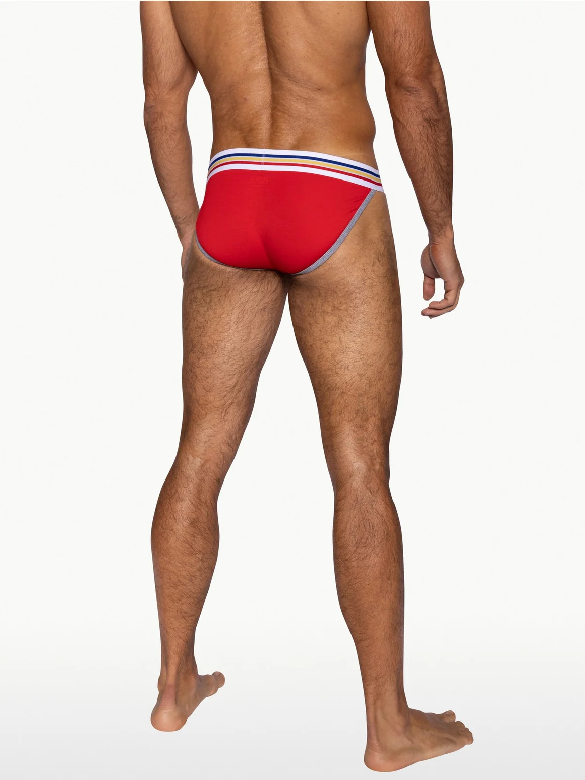 BIKE Stretch Cotton Jock Brief - Samba Red - Image 5