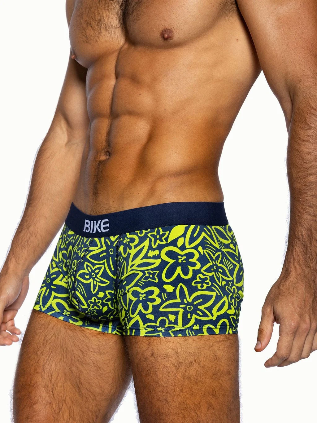 BIKE Stretch Cotton Trunk - Flower Party