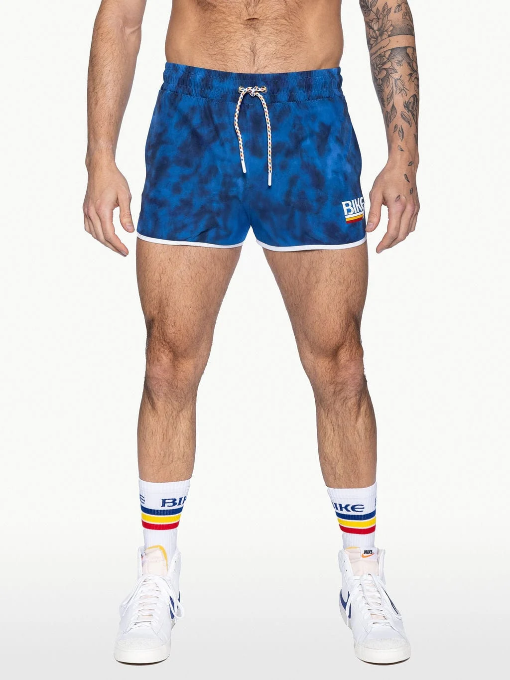 BIKE Track Short 4-Way Stretch - Hydrate Print - Image 3