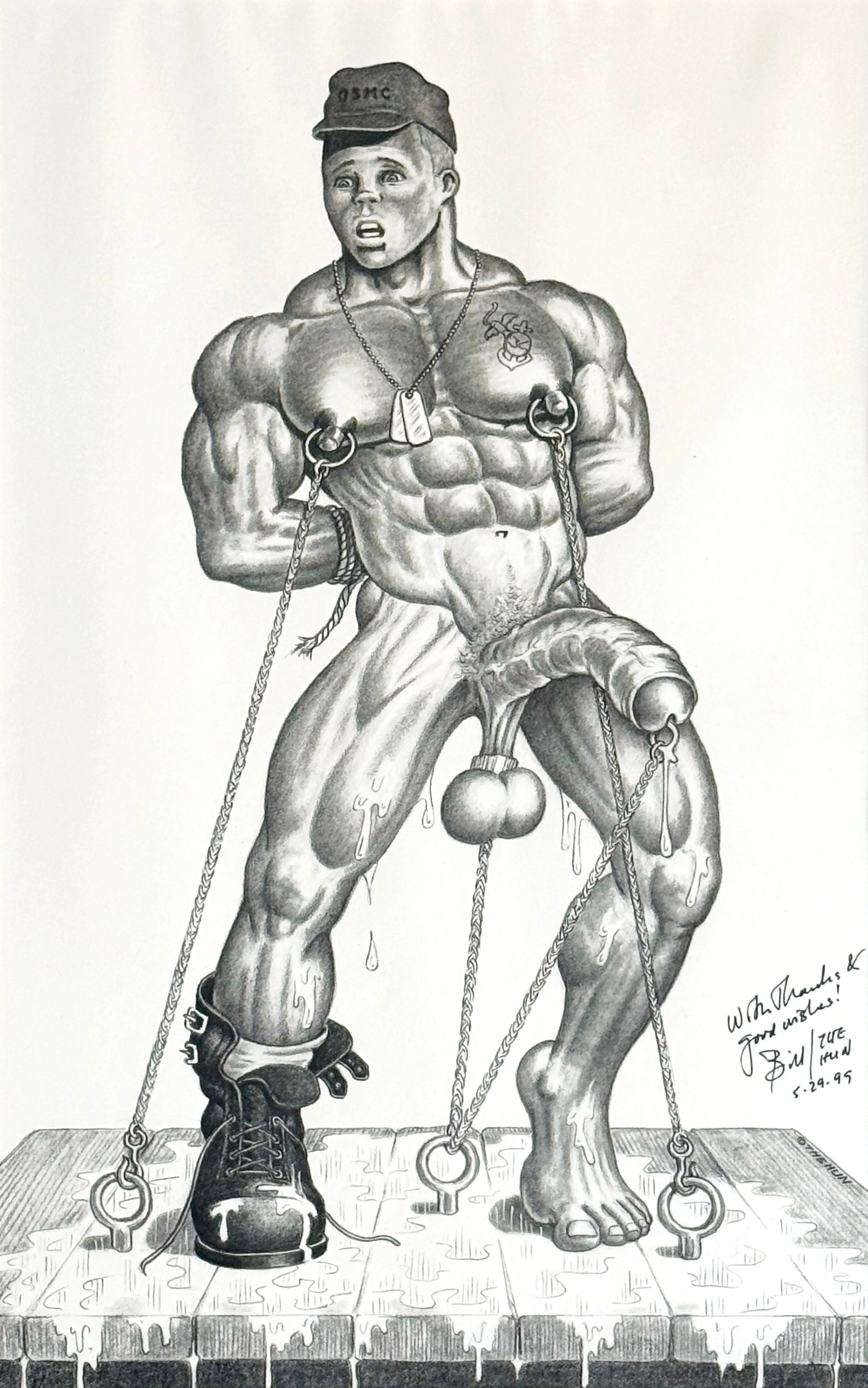 Bill Schmeling, "Anchored Marine", ca 1995