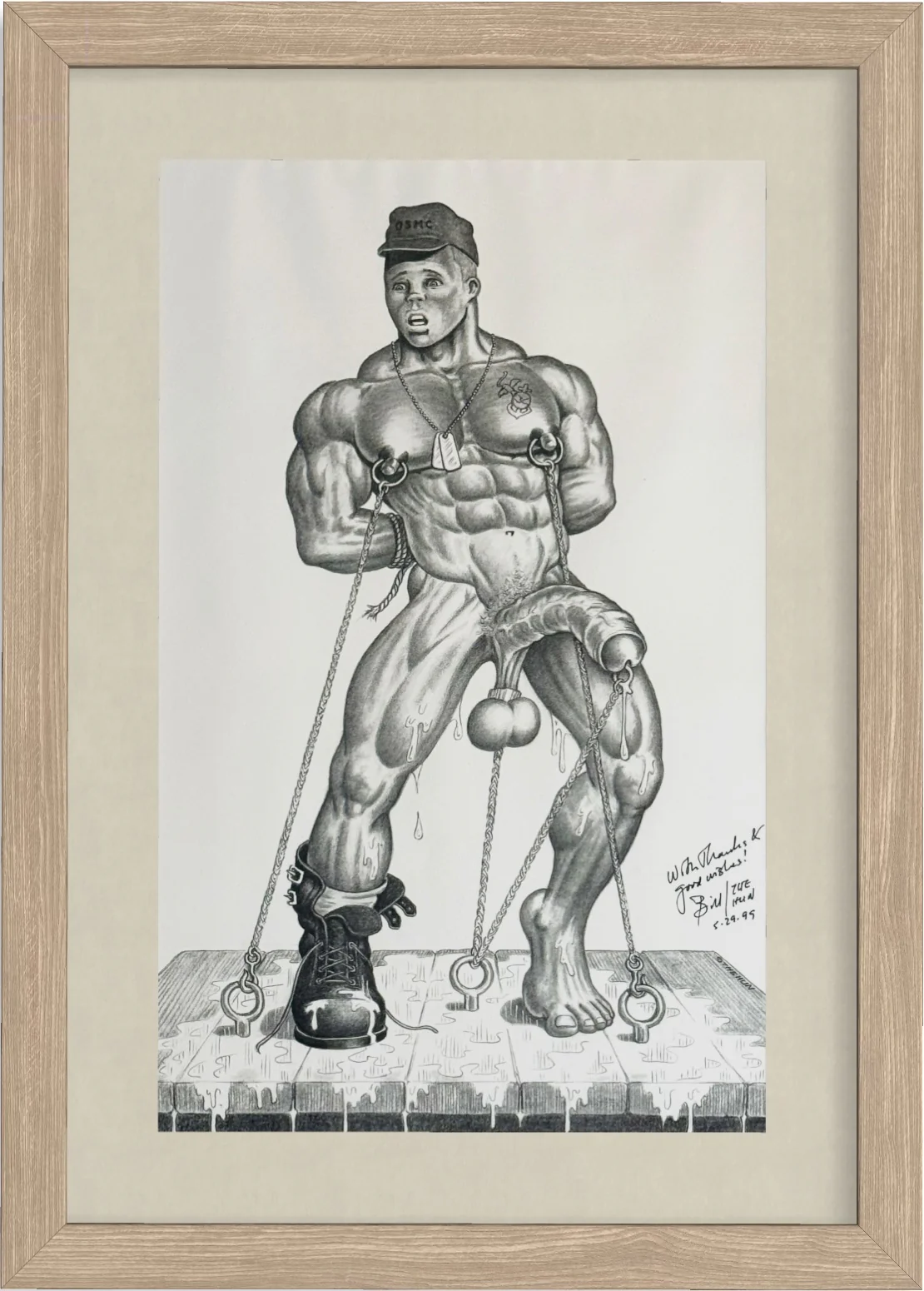 Bill Schmeling, "Anchored Marine", ca 1995 - Image 3