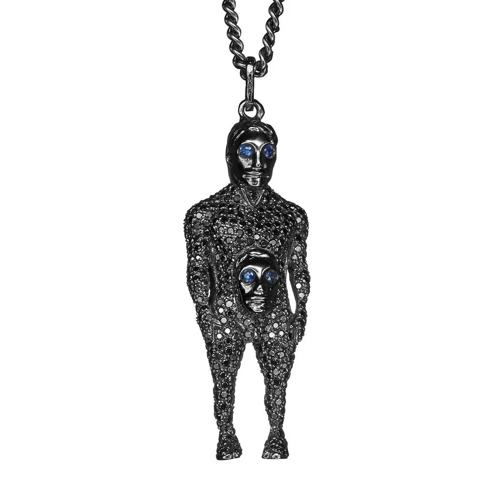 Bjarne Melgaard x Bjørg Son of a Dad Black Diamond Necklace - Image 2