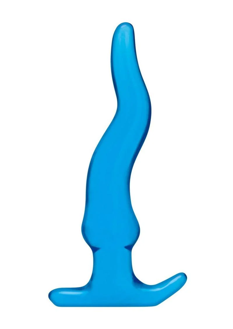 Blue Line Wavy Butt Plug - Image 2