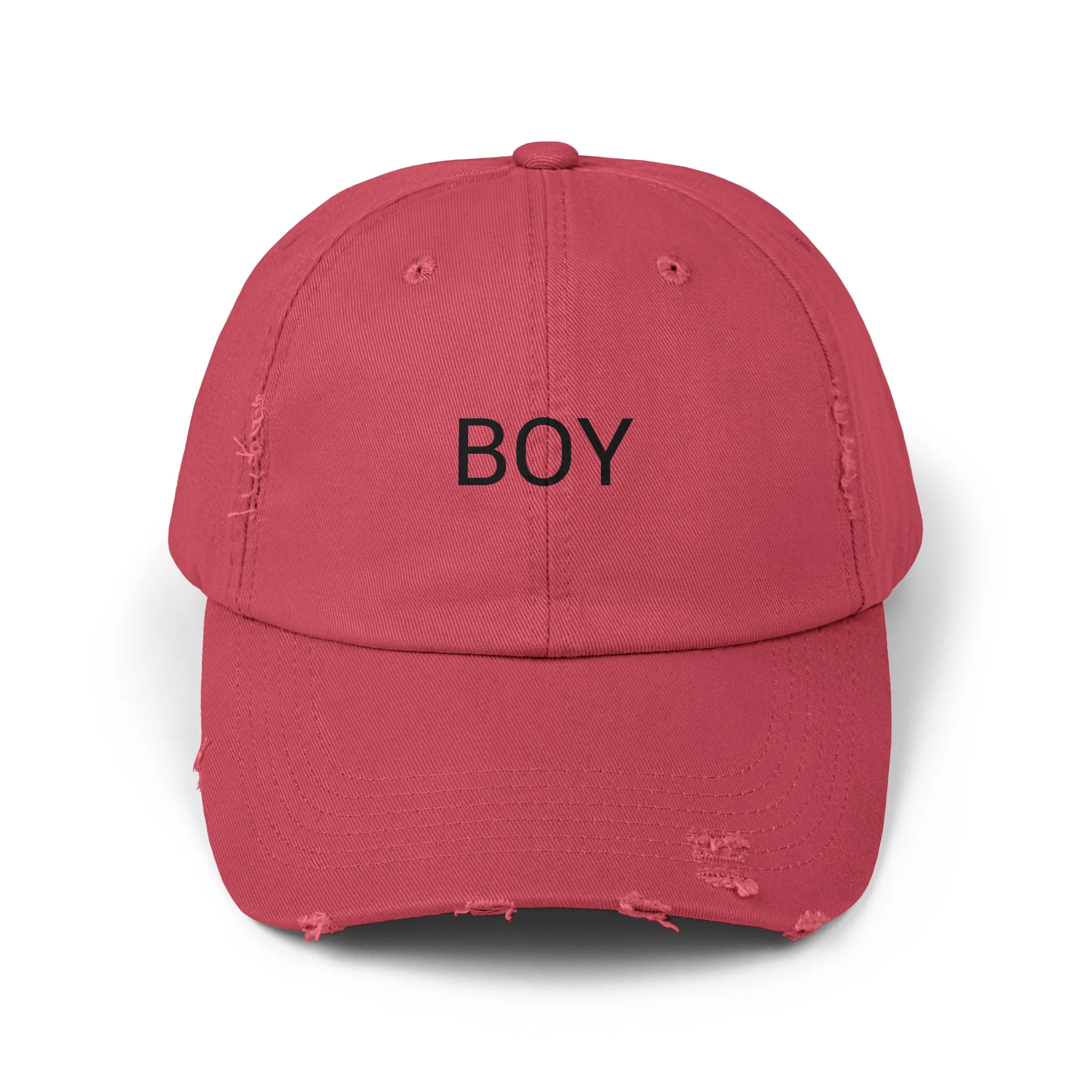 BOY Distressed Cap in 6 colors - Image 3