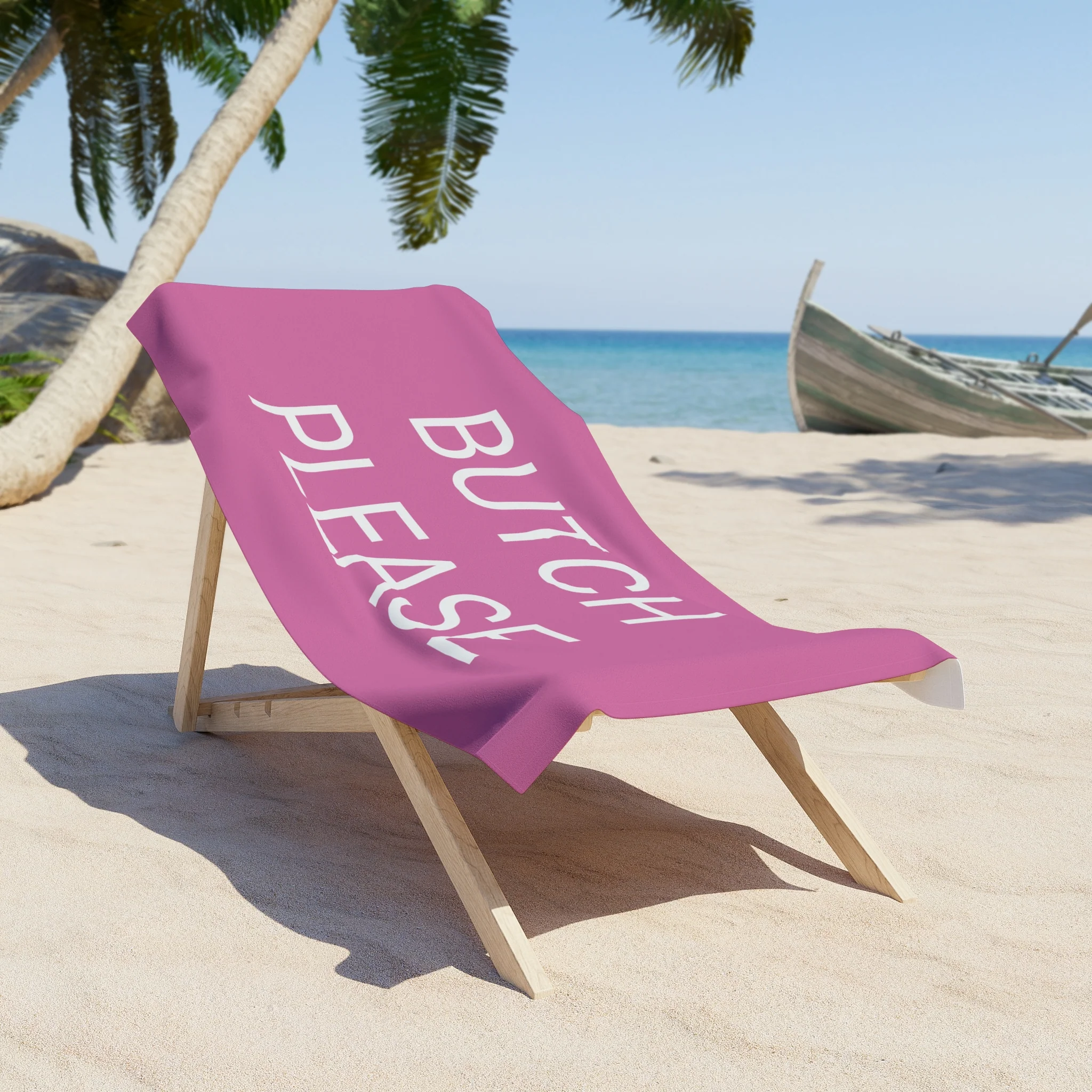 Butch Please Beach Towel by CULTUREEDIT - Image 4