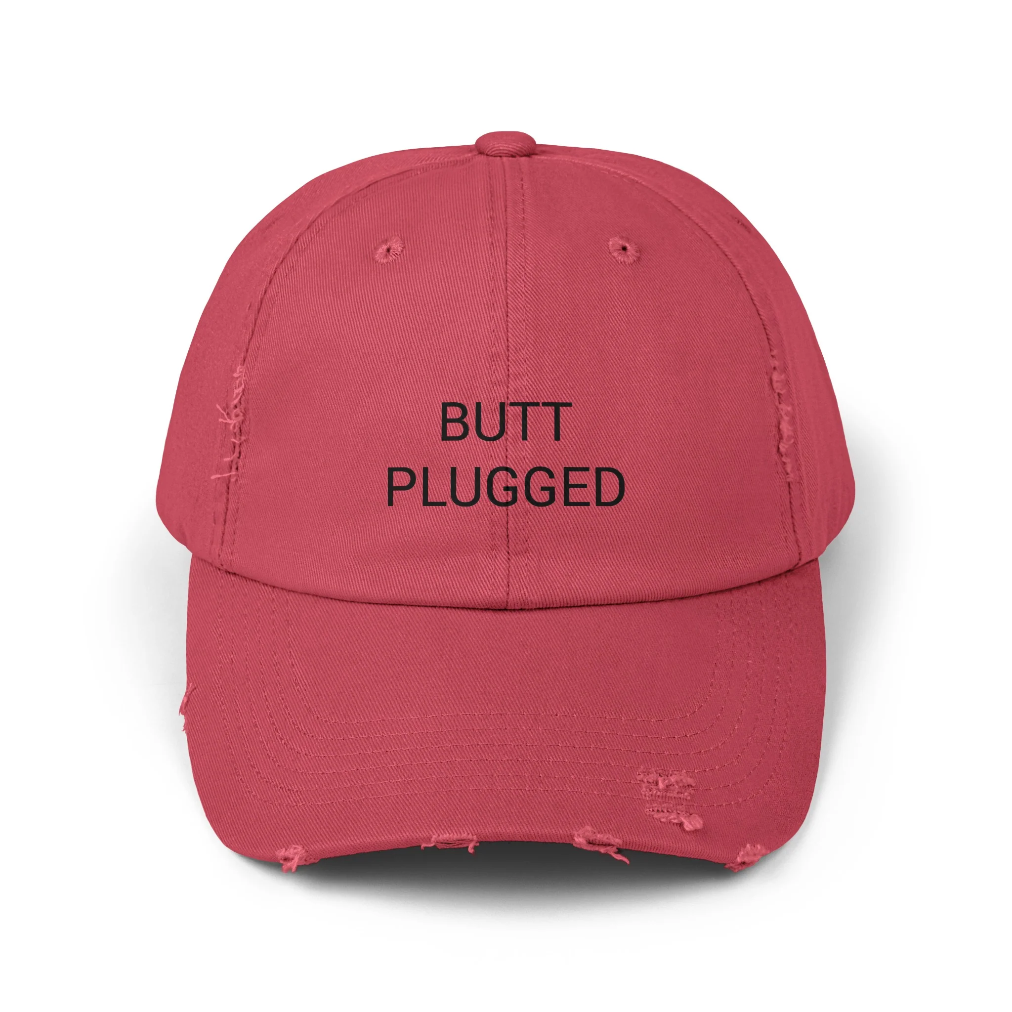 BUTT PLUGGED Distressed Cap in 6 colors