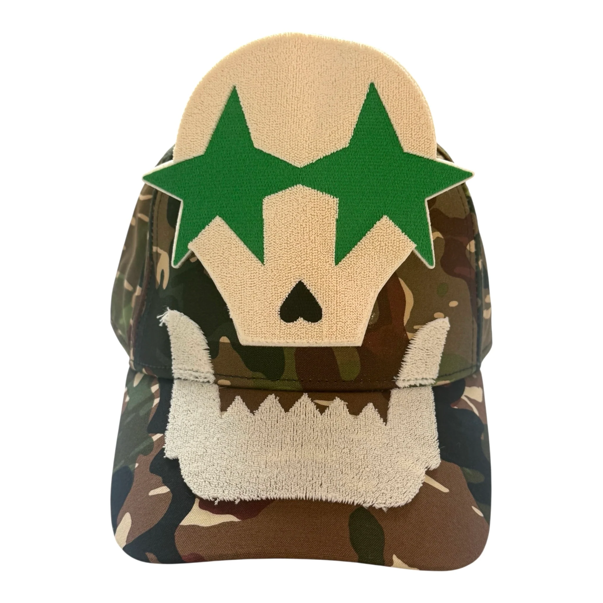 Camo Cap by Walter van Beirendonck - Military Green - Image 3