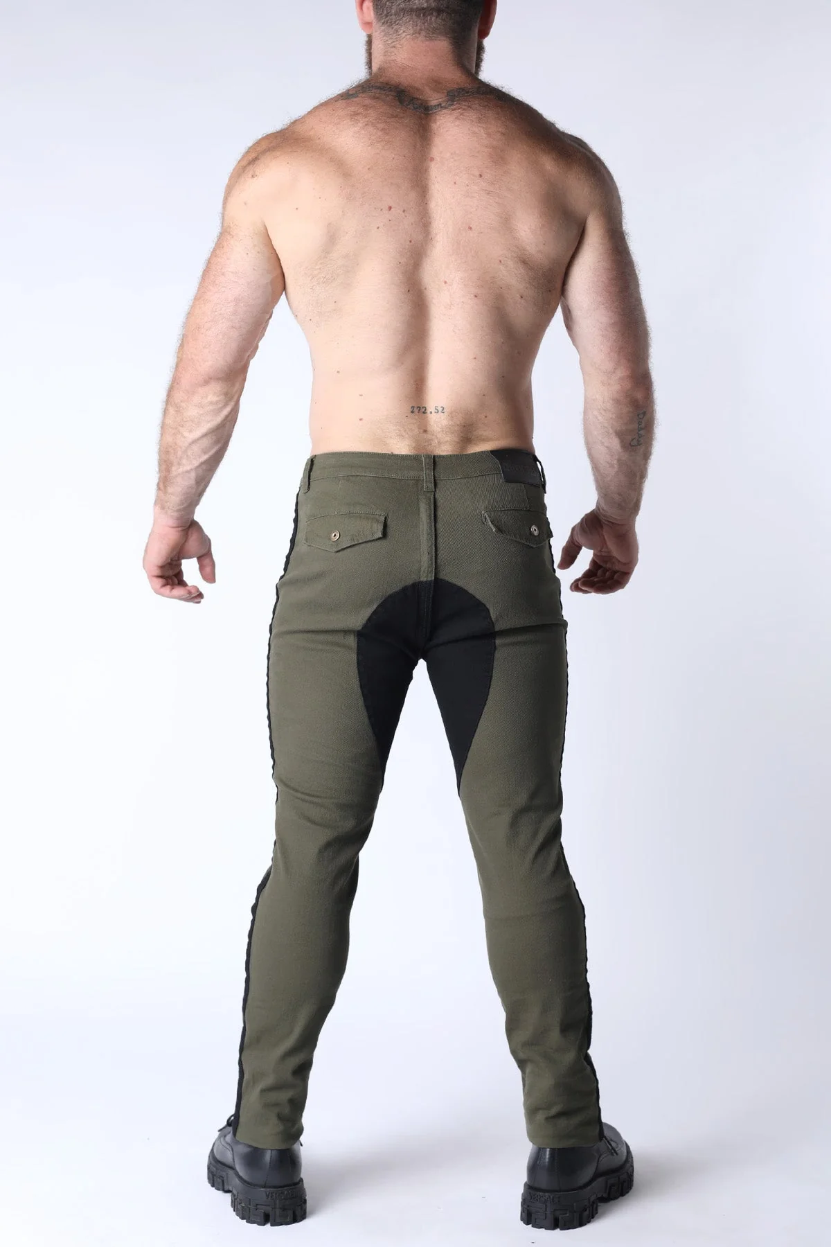 CELLBLOCK 13 Brigade Twill Saddle Zipper Pant- Army Green - Image 3
