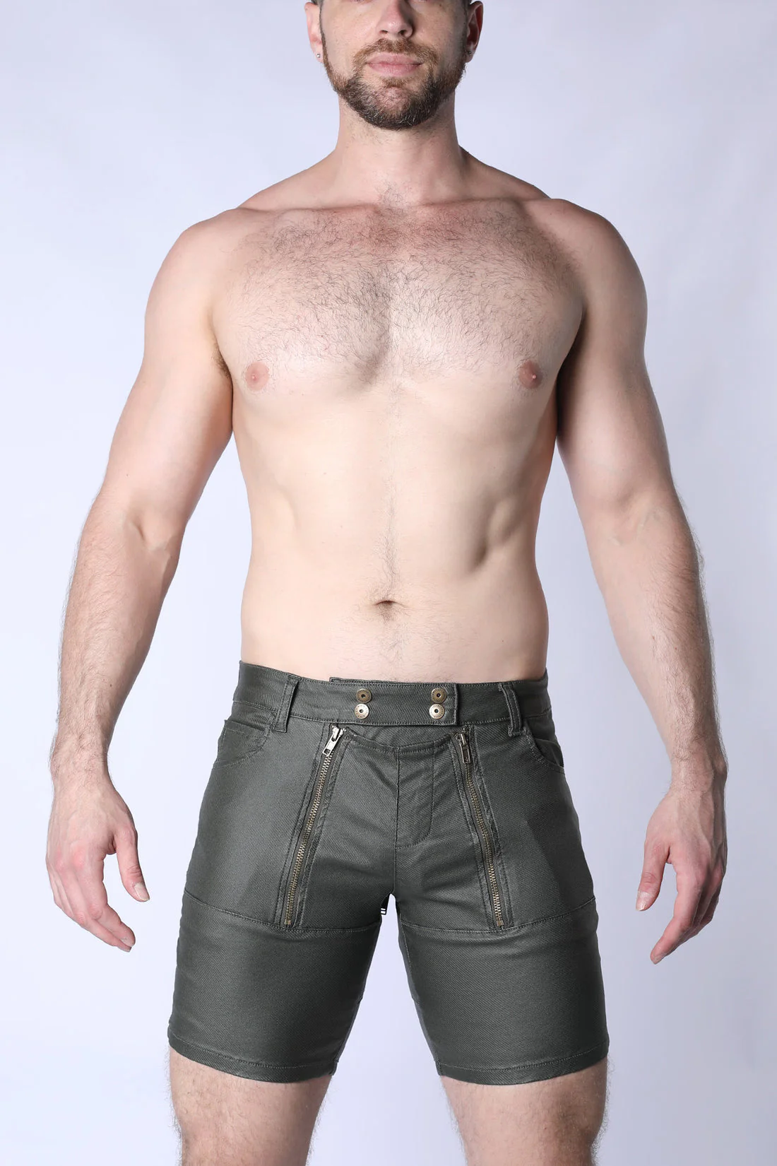 CELLBLOCK 13 Slick Carpenter V2 Zipper Short - Army Green