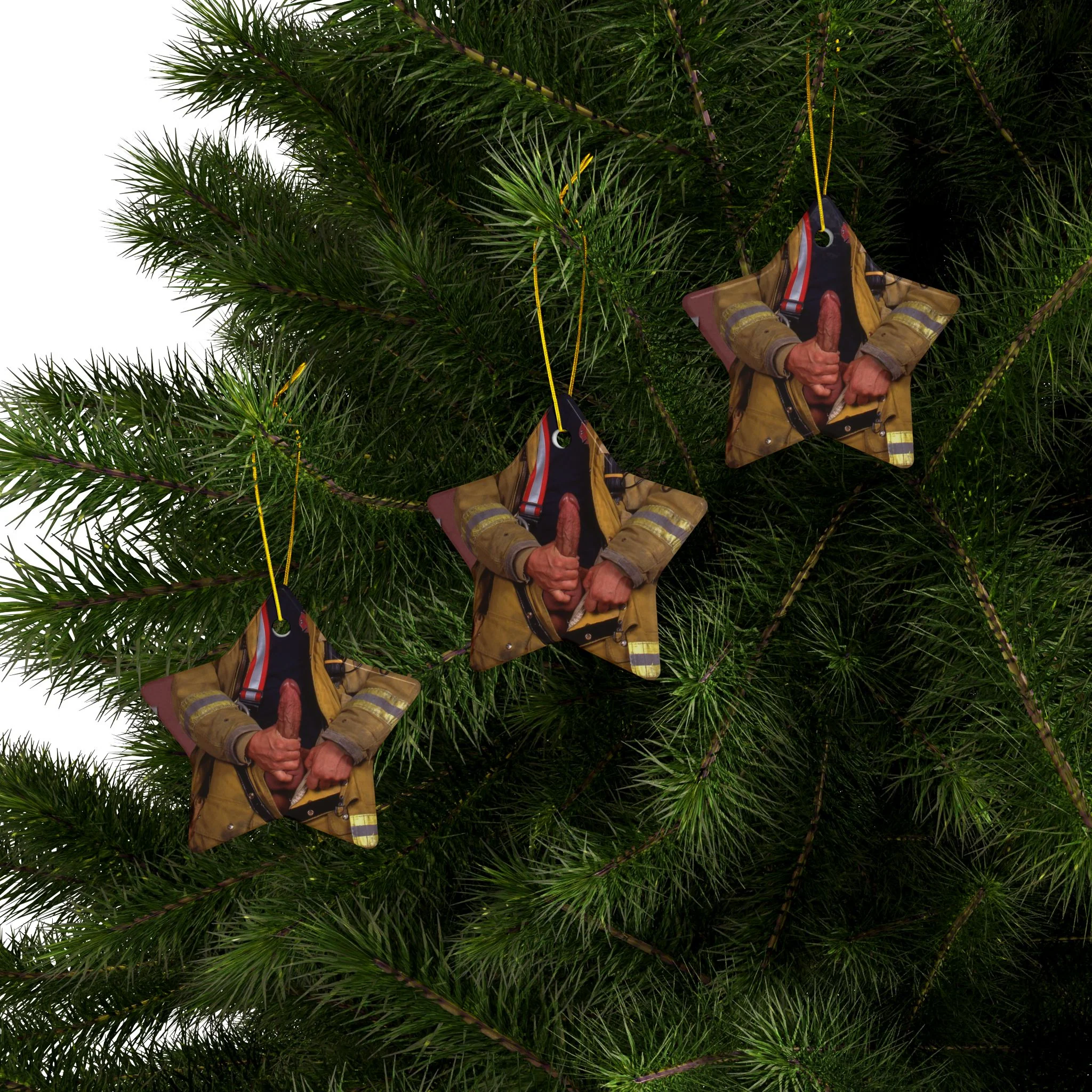 CHUCK X CULTUREEDIT "FIREMAN" Ceramic Ornaments (1pc, 3pcs, 5pcs, 10pcs) - Image 39