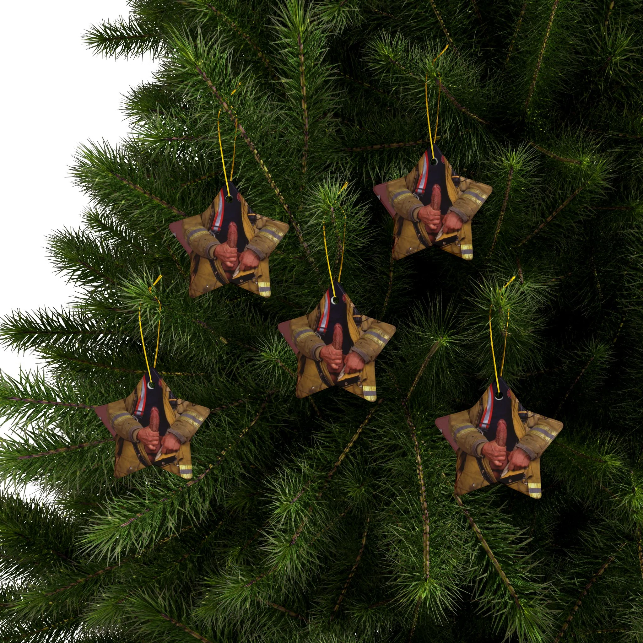 CHUCK X CULTUREEDIT "FIREMAN" Ceramic Ornaments (1pc, 3pcs, 5pcs, 10pcs) - Image 48