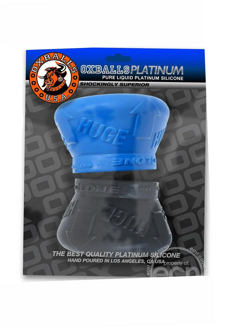 Clone Duo Huge Silicone Ballstretcher (2 pack) - Black/Blue - Image 6
