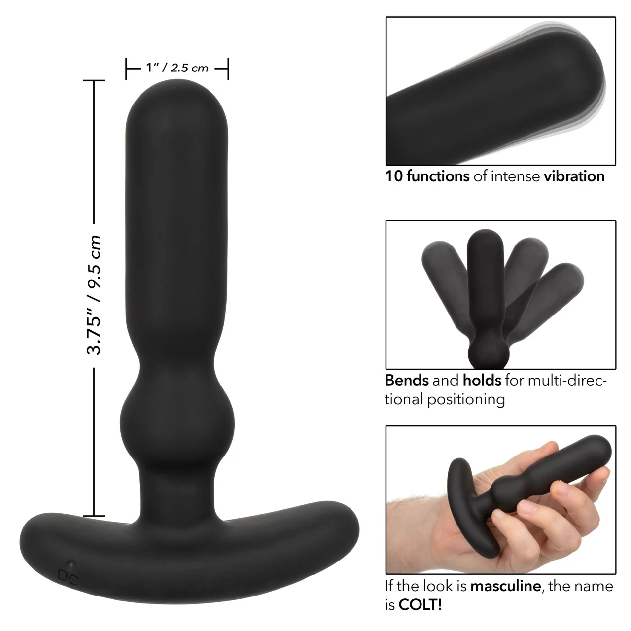 Colt Rechargeable Anal-T Silicone Probe - Image 5