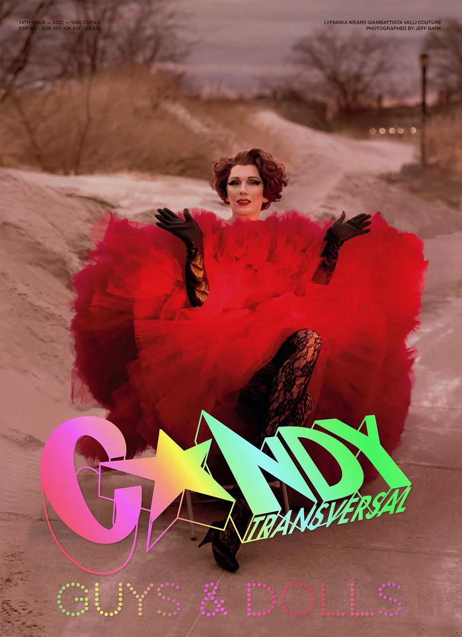CâNDY TRANSVERSAL 14 Summer 22 - Lypsinka by Jeff Bark