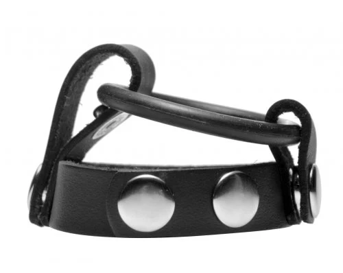 Leather Cock Ring Harness by Strict Leather - Image 4